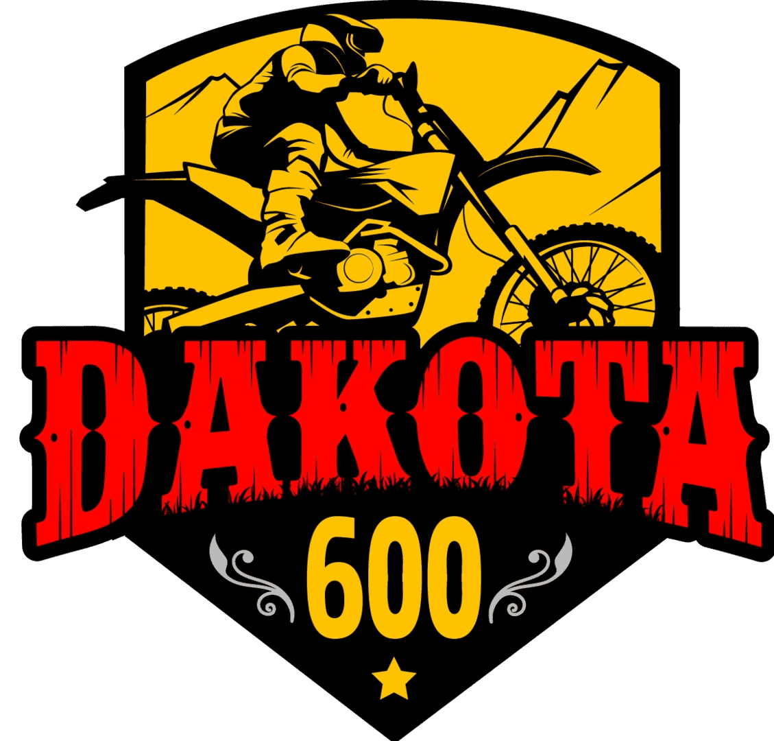 Here's an alt tag for the image: Dakota 600 dirt bike logo.