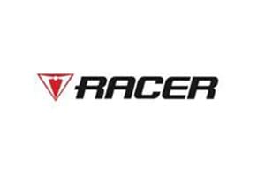 A logo of racer motorcycle