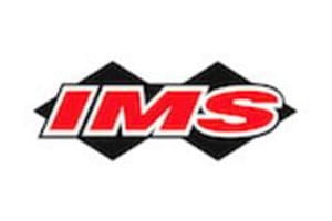 Ims logo with black and red letters