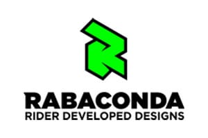 A green and black logo for rabaconda